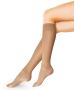 Semi-transparante kniekousen van 30 denier in huidskleur, met soft-comfort boord en versterkte teen